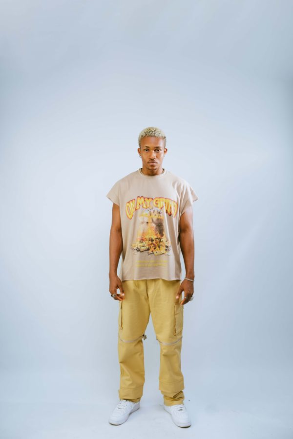 Money Bag Sleeveless (Brown)