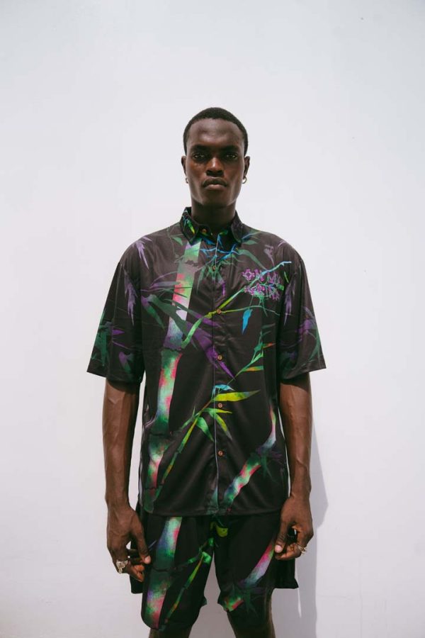 RARE MESH TWO-PIECE (BLACK)