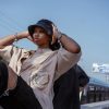 Corduroy and Leather Bucket Hat (Black)