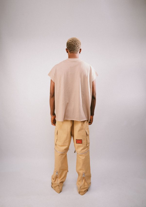 Money Bag Sleeveless (Brown)